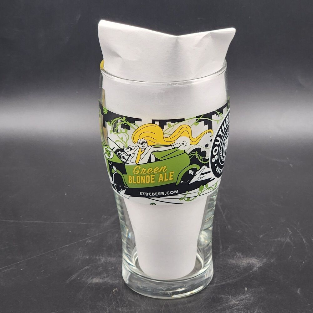 Southern Tier Brewing Company Green Blonde Ale Beer Pint Glass Limited Edition